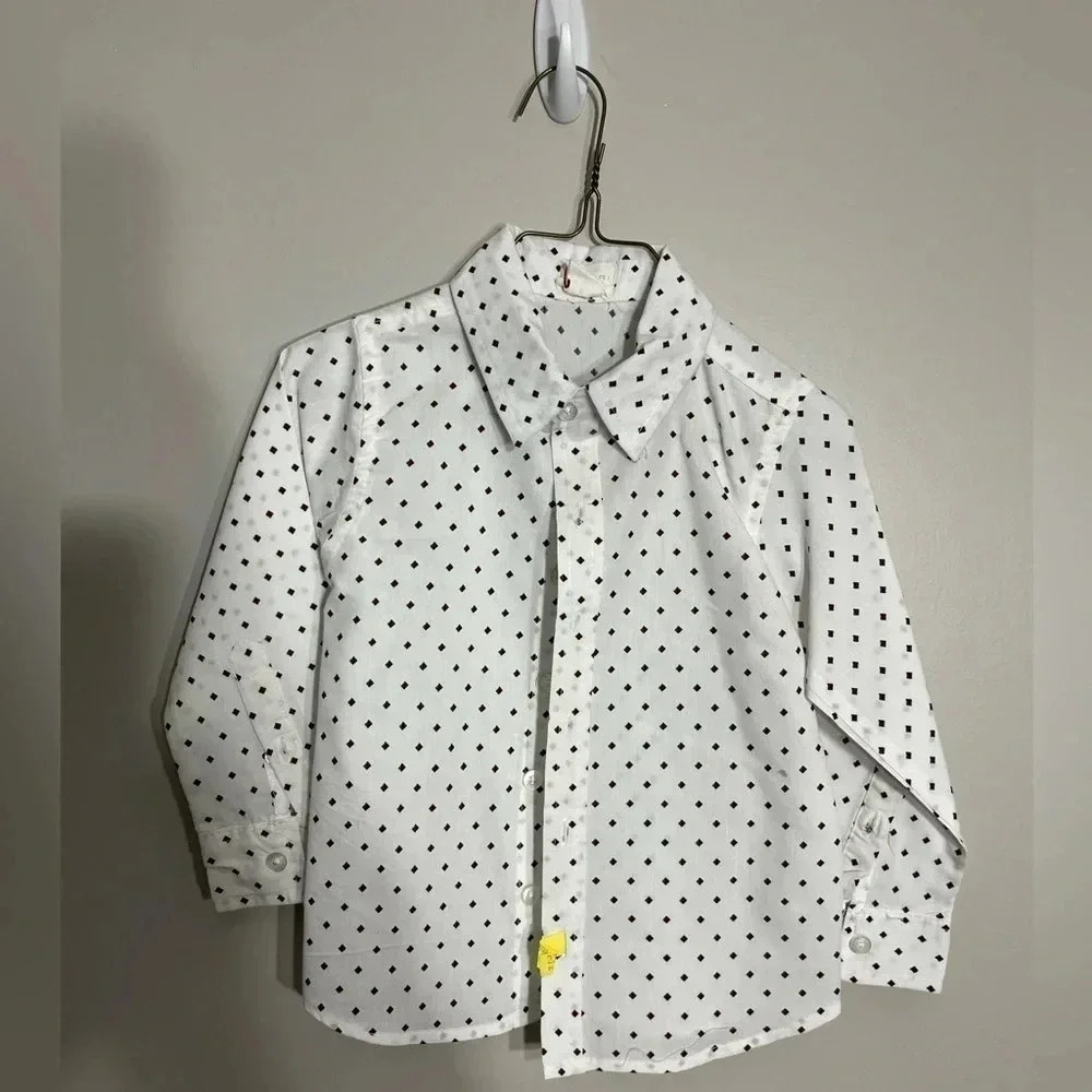 Tahari boys white dress shirt size 4T